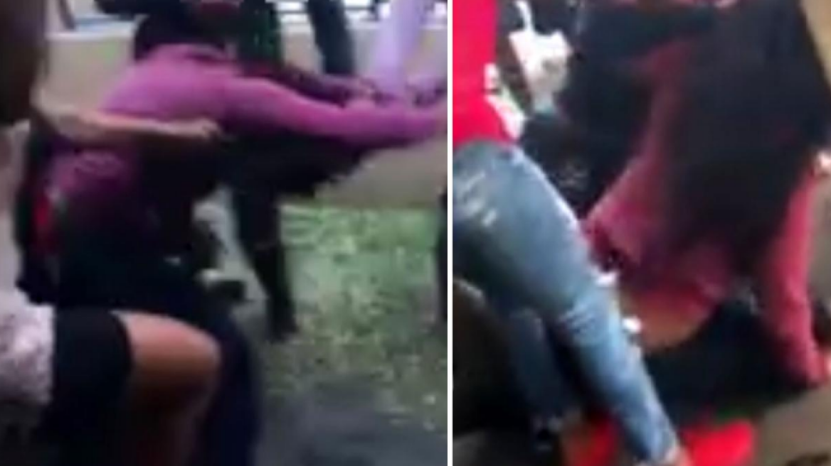 Girl viciously attacked by school mates! (disturbing video)